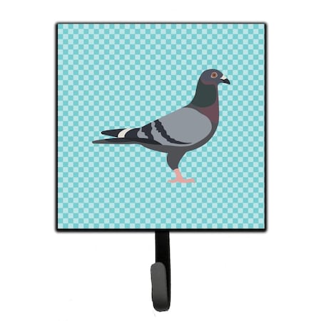 Carolines Treasures Racing Pigeon Blue Check Leash or Key Holder BB8125SH4